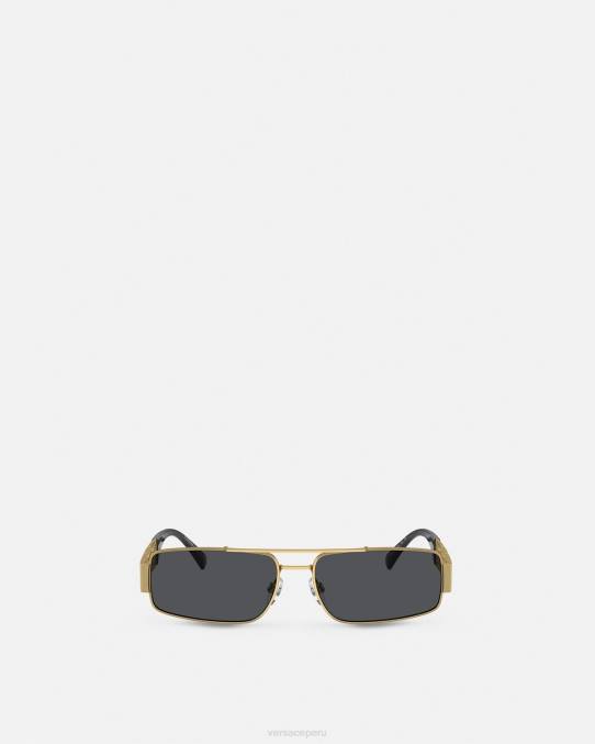 Versace accesorios hombres gafas de sol greca 6BPV1676 oro negro
