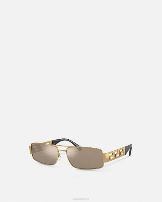 Versace accesorios hombres gafas de sol greca 6BPV1677 oro