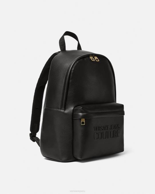 Versace accesorios hombres mochila con logo 6BPV2472 negro