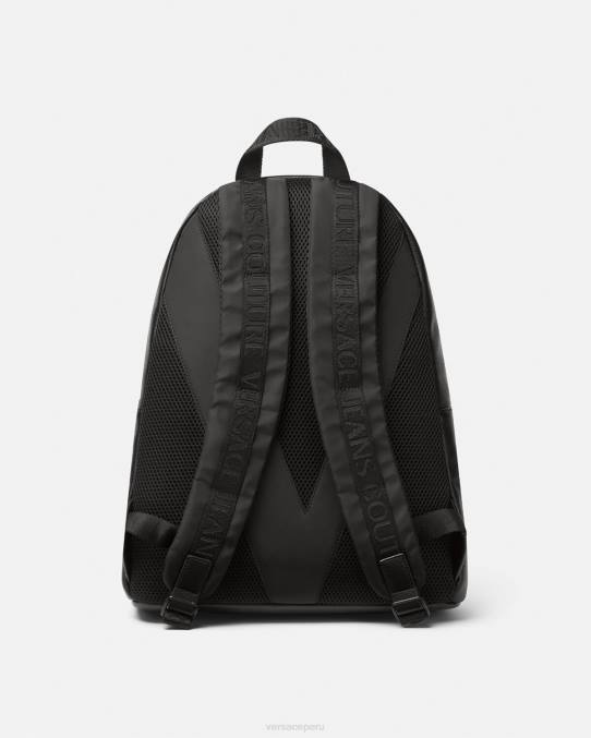 Versace accesorios hombres mochila con logo 6BPV2472 negro