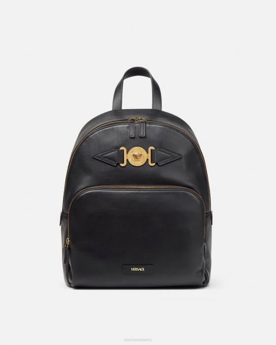 Versace bolsas hombres mochila con medusa biggie 6BPV1471 negro