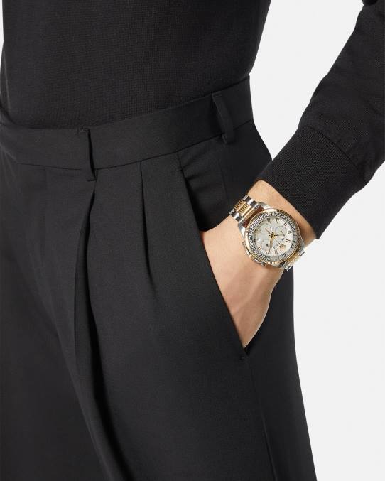 Versace accesorios hombres reloj greca action crono 6BPV1710 pnul