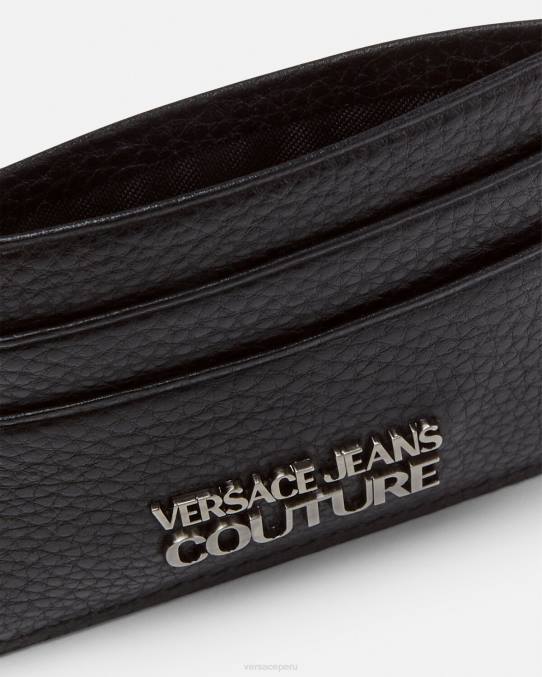 Versace accesorios hombres tarjetero con logo 6BPV2488 negro