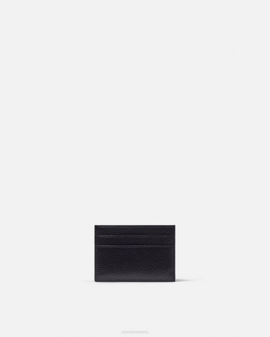 Versace accesorios hombres tarjetero con logo 6BPV2488 negro