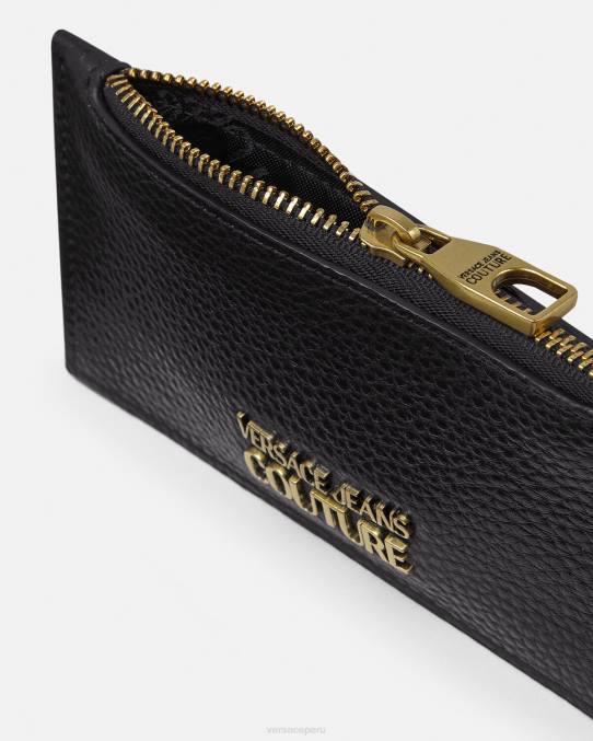 Versace accesorios hombres tarjetero con logo 6BPV2489 negro