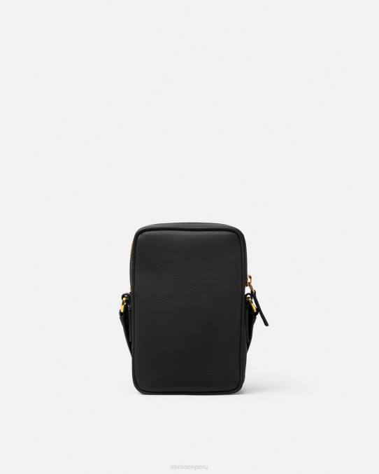 Versace bolsas hombres bandolera pequeña con Medusa Biggie 6BPV1465 negro