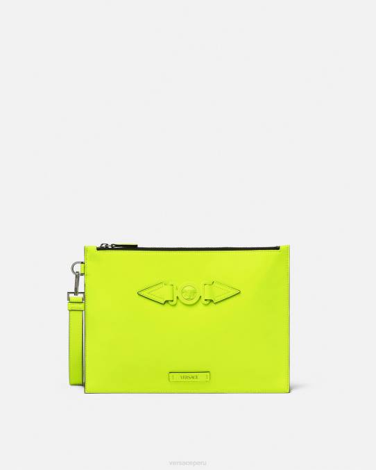 Versace bolsas hombres bolsa grande de medusa 6BPV1472 amarillo