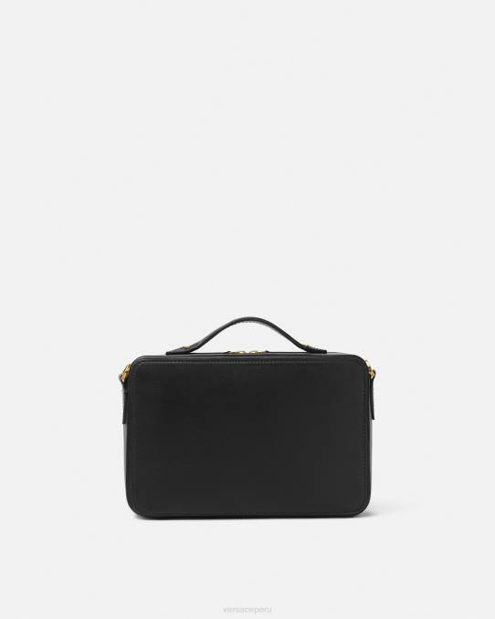 Versace bolsas hombres bolso messenger con medusa biggie 6BPV1468 negro