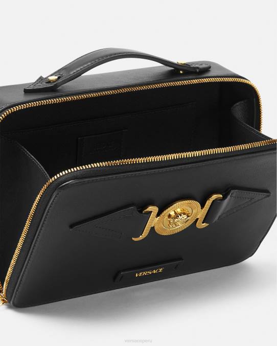 Versace bolsas hombres bolso messenger con medusa biggie 6BPV1468 negro