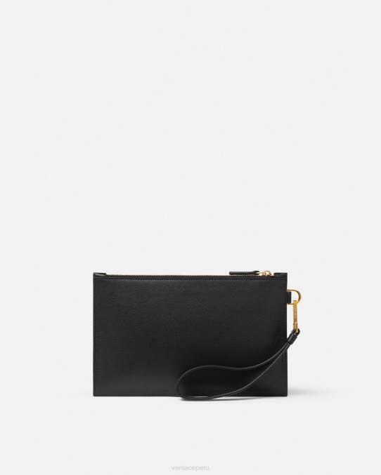 Versace bolsas hombres bolso shopper pequeño con medusa biggie 6BPV1463 negro