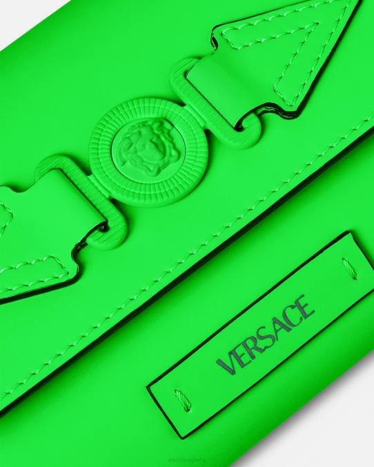 Versace bolsas hombres riñonera con Medusa Biggie 6BPV1473 verde