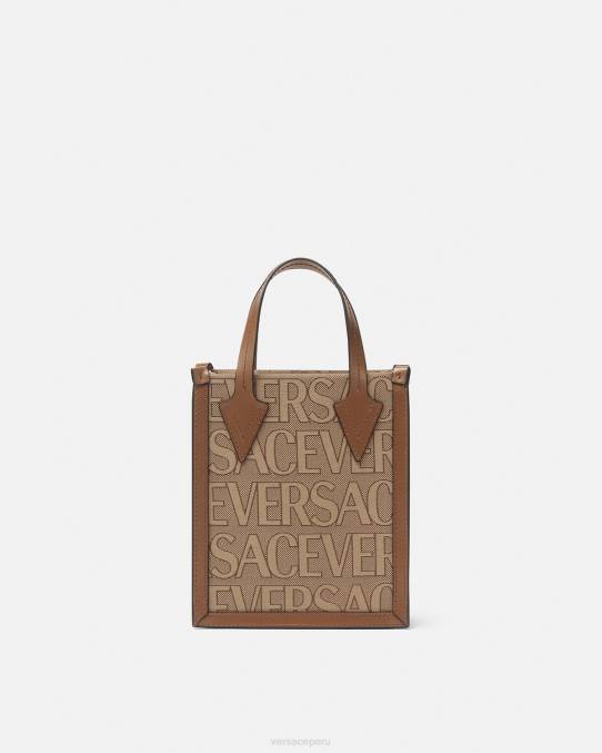 Versace bolsas hombres bolso bandolera integral 6BPV1498 marrón