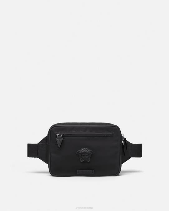 Versace bolsas hombres riñonera la medusa 6BPV1492 negro