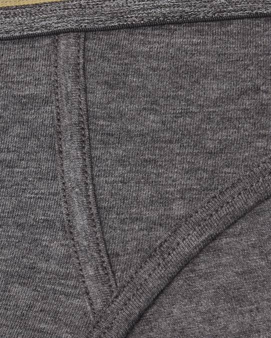 Versace ropa interior y ropa de playa hombres calzoncillos con borde de greca 6BPV1790 gris