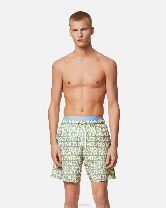 Versace ropa interior y ropa de playa hombres bañadores integrales 6BPV1794 imprimir
