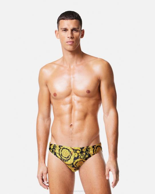 Versace ropa interior y ropa de playa hombres braguitas de baño barroco 6BPV1805 imprimir