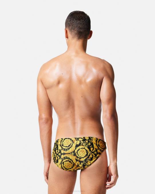 Versace ropa interior y ropa de playa hombres braguitas de baño barroco 6BPV1805 imprimir