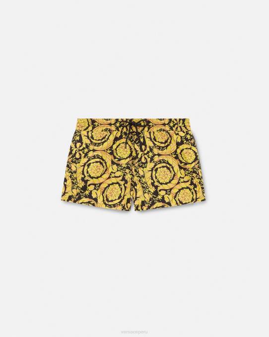 Versace ropa interior y ropa de playa hombres shorts de baño barrocos 6BPV1804 imprimir