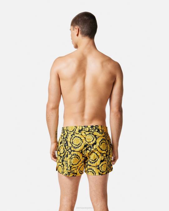 Versace ropa interior y ropa de playa hombres shorts de baño barrocos 6BPV1804 imprimir