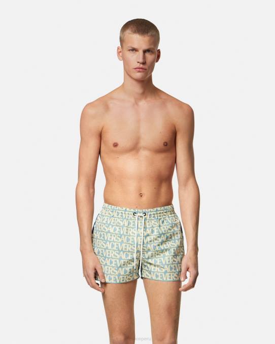 Versace ropa interior y ropa de playa hombres shorts de baño integrales 6BPV1792 imprimir