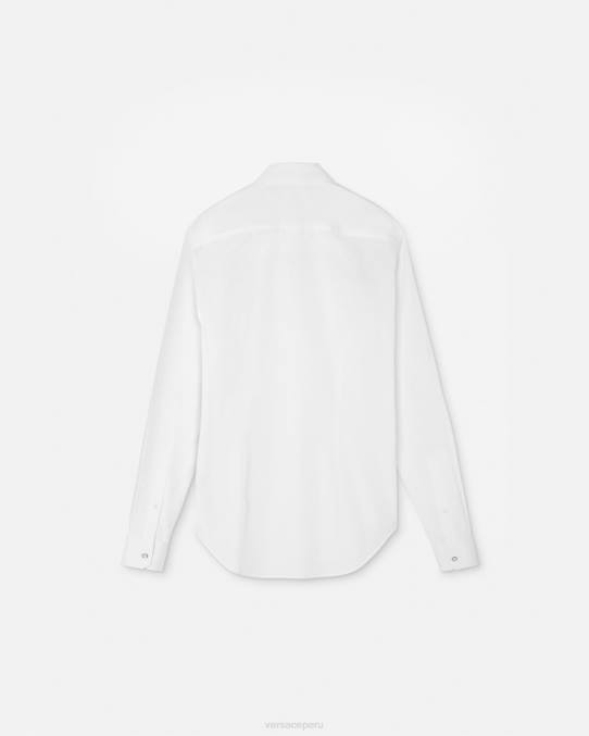 Versace ropa hombres camisa de esmoquin formal 6BPV1301 blanco
