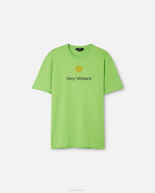 Versace ropa hombres camiseta 6BPV1387 verde