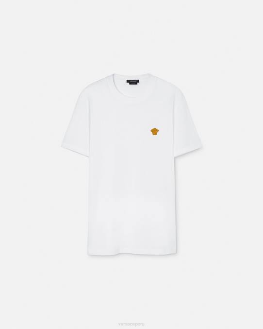 Versace ropa hombres camiseta medusa 6BPV1371 blanco