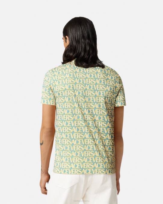 Versace ropa hombres camiseta por toda la prenda 6BPV1354 imprimir