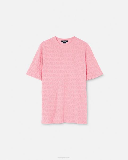 Versace ropa hombres camiseta tipo toalla 6BPV1353 un color