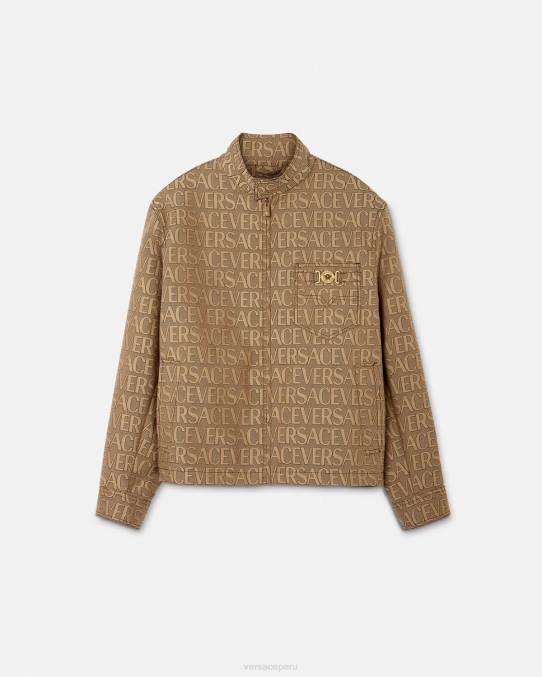 Versace ropa hombres chaqueta tipo blusón por toda la prenda 6BPV1221 imprimir