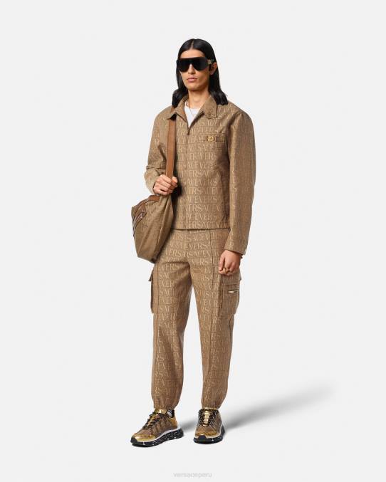 Versace ropa hombres chaqueta tipo blusón por toda la prenda 6BPV1221 imprimir