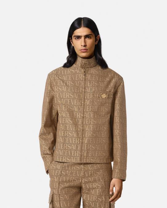 Versace ropa hombres chaqueta tipo blusón por toda la prenda 6BPV1221 imprimir