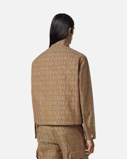 Versace ropa hombres chaqueta tipo blusón por toda la prenda 6BPV1221 imprimir