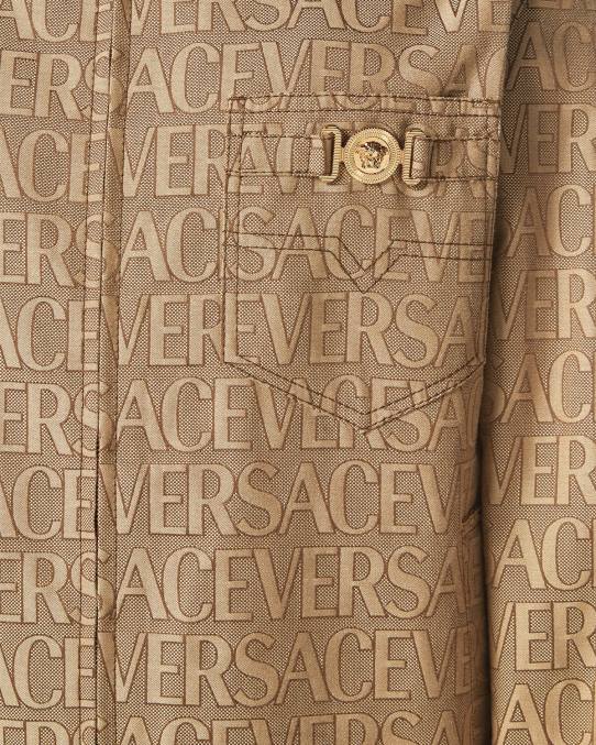 Versace ropa hombres chaqueta tipo blusón por toda la prenda 6BPV1221 imprimir