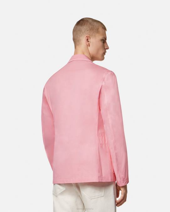 Versace ropa hombres blazer barroco con conchas marinas 6BPV1268 rosa