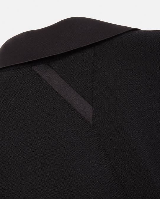 Versace ropa hombres chaqueta formal de lana 6BPV1260 negro