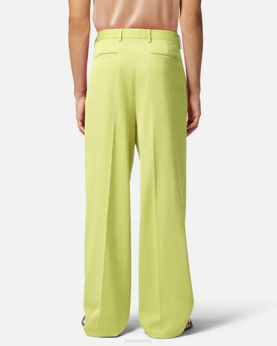 Versace ropa hombres pantalones formales de pierna ancha 6BPV1273 cal