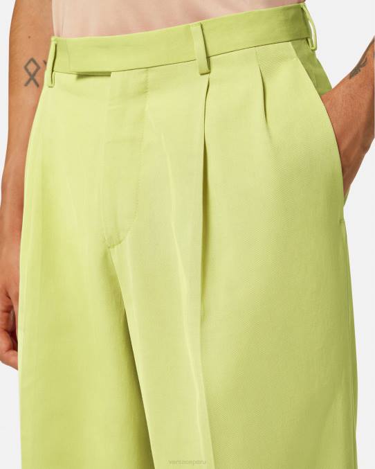 Versace ropa hombres pantalones formales de pierna ancha 6BPV1273 cal