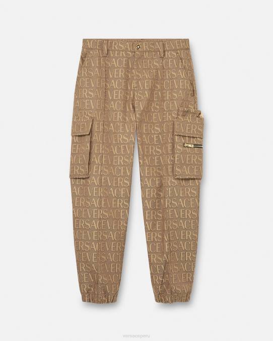 Versace ropa hombres pantalones cargo integrales 6BPV1437 imprimir