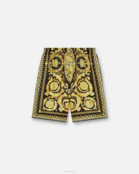 Versace ropa hombres pantalones cortos barrocos 6BPV1447 imprimir