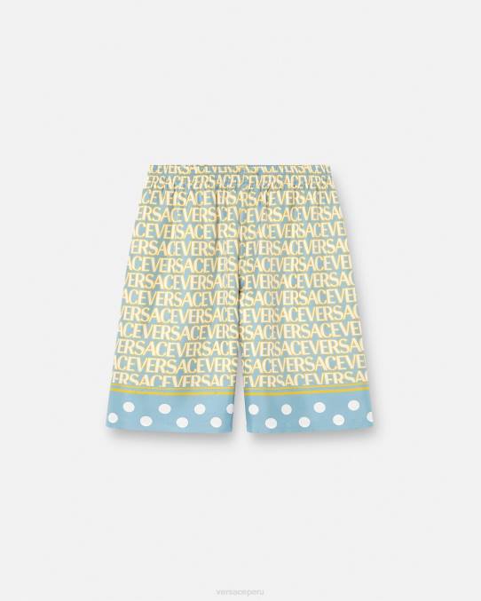 Versace ropa hombres pantalones cortos de seda 6BPV1438 imprimir