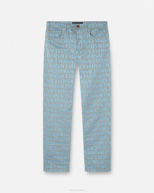 Versace ropa hombres vaqueros por toda la prenda 6BPV1436 imprimir