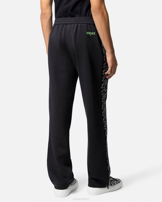Versace ropa hombres pantalones deportivos de nailon con la greca 6BPV1457 imprimir
