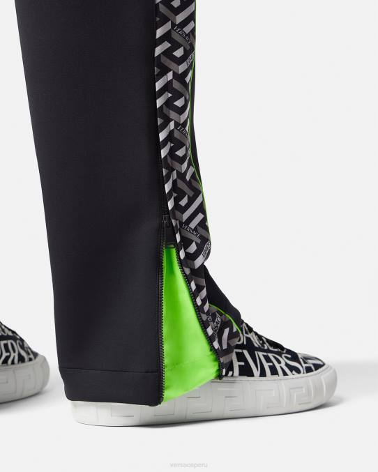 Versace ropa hombres pantalones deportivos de nailon con la greca 6BPV1457 imprimir