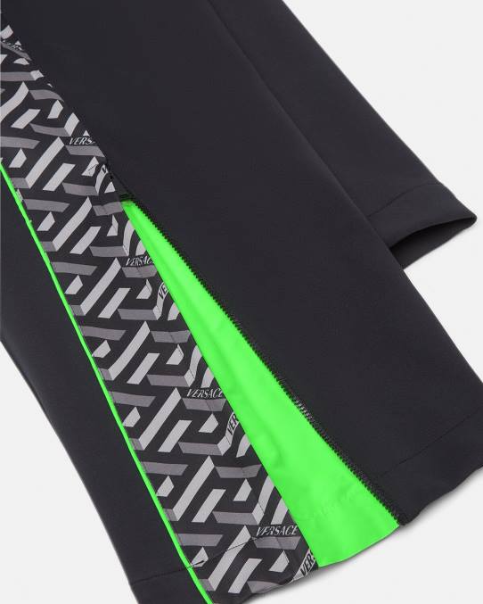 Versace ropa hombres pantalones deportivos de nailon con la greca 6BPV1457 imprimir