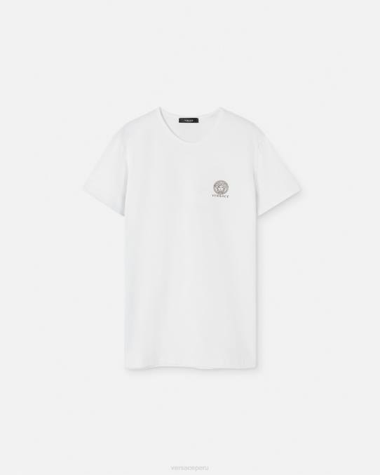 Versace ropa interior y ropa de playa hombres camiseta medusa 6BPV1733 blanco