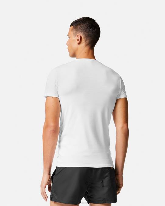 Versace ropa interior y ropa de playa hombres camiseta medusa 6BPV1733 blanco