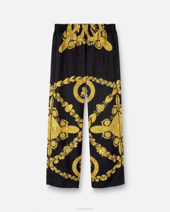 Versace ropa interior y ropa de playa hombres pantalones de pijama maschera barrocos 6BPV1742 imprimir