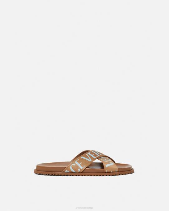 Versace zapato hombres sandalias por toda la prenda 6BPV1585 imprimir