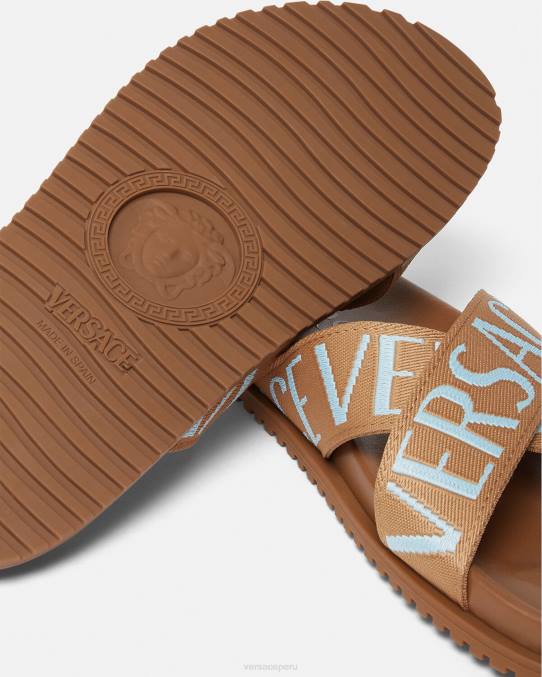 Versace zapato hombres sandalias por toda la prenda 6BPV1585 imprimir